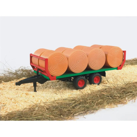 Ballentransportanhänger mit 8 Rundballen