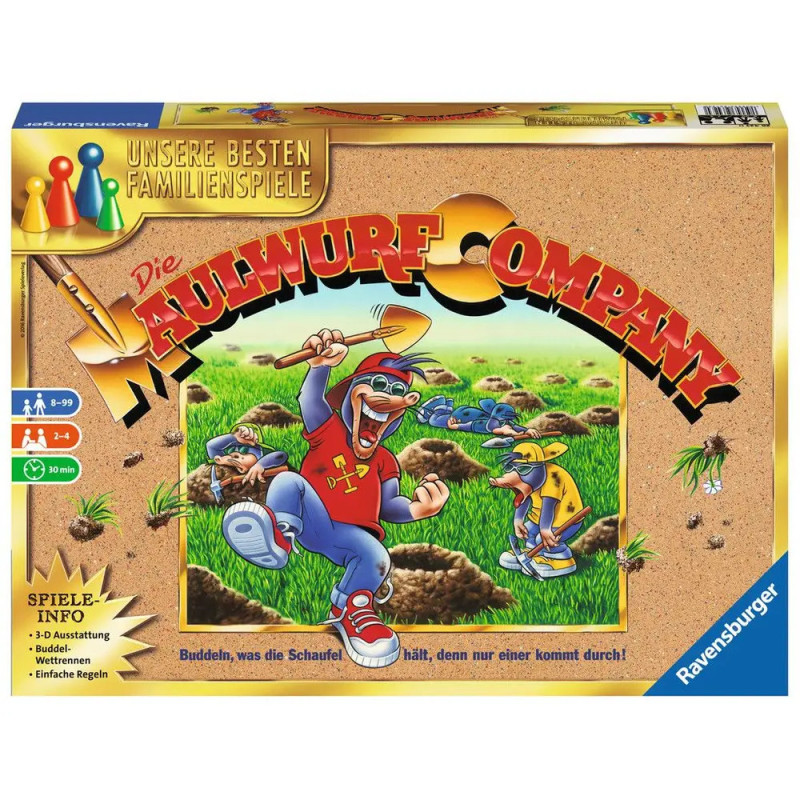 Ravenburger 26423 Die Maulwurf Company Gesellschaftsspiele