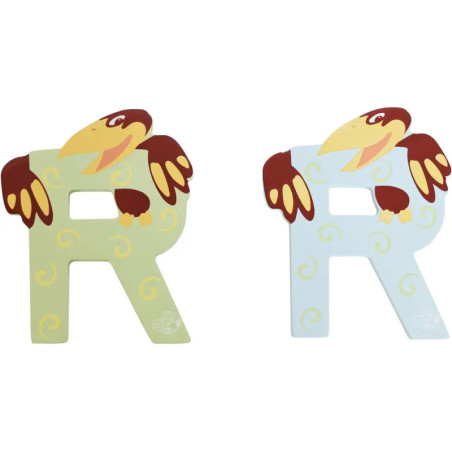 SpielMaus Holz Buchstabe R, 2-fach sortiert
