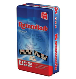 Jumbo 03817 Original Rummikub Kompakt in Metalldose