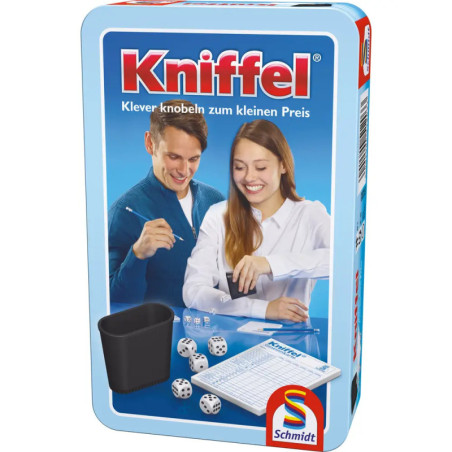 Schmidt Spiele Kniffel Mitbringspiel in der Metalldose Schmidt Spiele Kniffel Mitbringspiel in der Metalldose