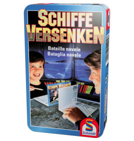 Schmidt Spiele Schiffe versenken Mitbringspiel in der Metalldose