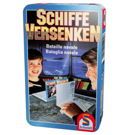 Schmidt Spiele Schiffe versenken Mitbringspiel in der Metalldose
