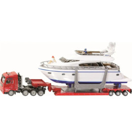 SIKU 1849 Schwertransport mit Yacht 1:87