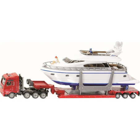 SIKU 1849 Schwertransport mit Yacht 1:87