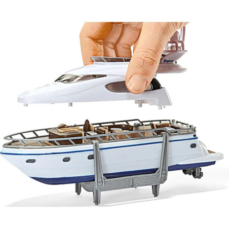SIKU 1849 Schwertransport mit Yacht 1:87