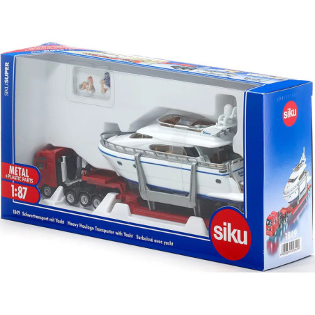 SIKU 1849 Schwertransport mit Yacht 1:87