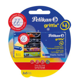 Tintenpatr.Griffix sort.P1R/5/2B 4001 Tinte,Blister,2x5 Etuis