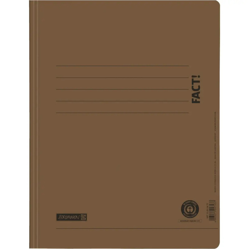 Schnellhefter fact! braun