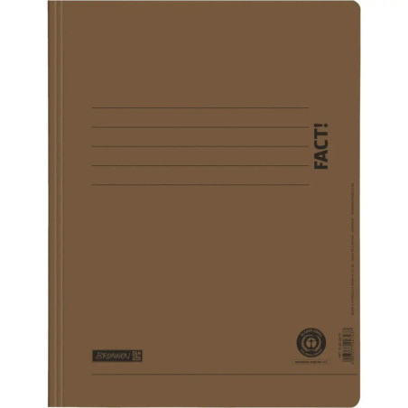 Schnellhefter fact! braun