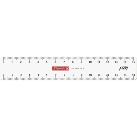 BRUNNEN 104987015  Flexi-Lineal  glasklar