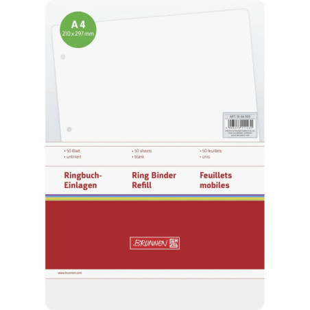 Ringbucheinlage A4 unlin 50Bl