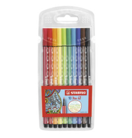 Premium fibre-tip pen STABILO® Pen 68 walletPremium-Filzstift STABILO® Pen 68 Etui