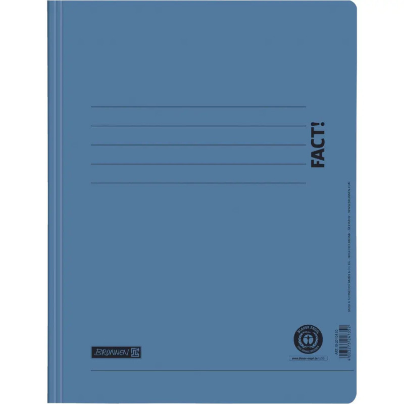 Schnellhefter FACT! blau