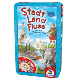 Schmidt Spiele Stadt, Land, Fluss Mitbringspiel in der Metalldose