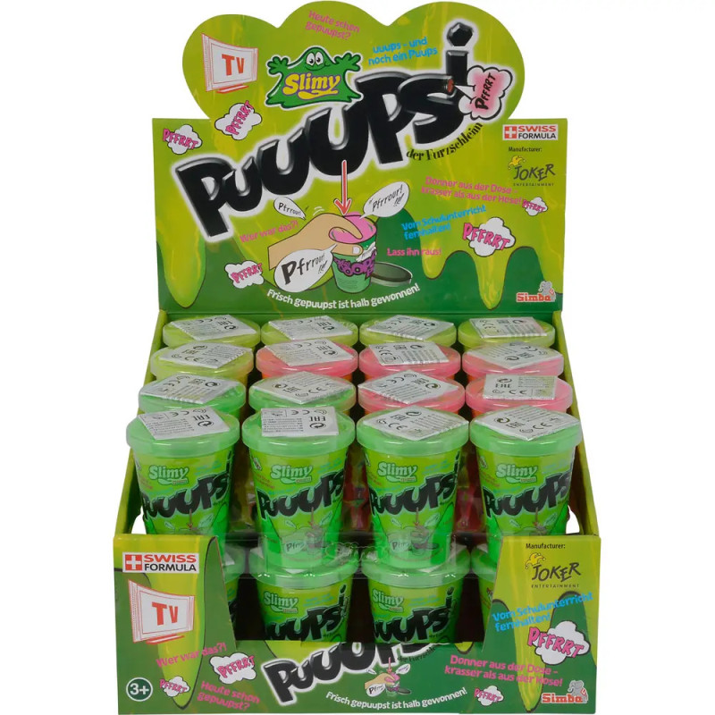 Puuupsi Becher Display, 3-sortiert