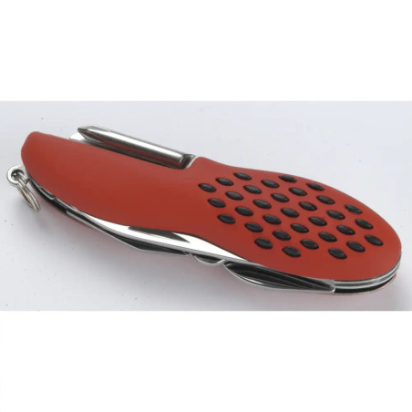 Pfiffikus Taschenmesser mit 10 Funktionen mit Etui