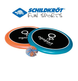 Schildkröt Funsports - OGOSPORT Set, 2 Ogo Softdiscs (orange+ blau) +1 OGO Ball