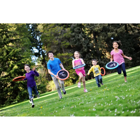 Schildkröt Funsports - OGOSPORT Set, 2 Ogo Softdiscs (orange+ blau) +1 OGO Ball