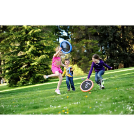 Schildkröt Funsports - OGOSPORT Set, 2 Ogo Softdiscs (orange+ blau) +1 OGO Ball