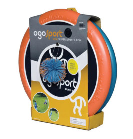 Schildkröt Funsports - OGOSPORT Set, 2 Ogo Softdiscs (orange+ blau) +1 OGO Ball