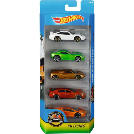 Mattel Hot Wheels 5-er Geschenkset, sortiert