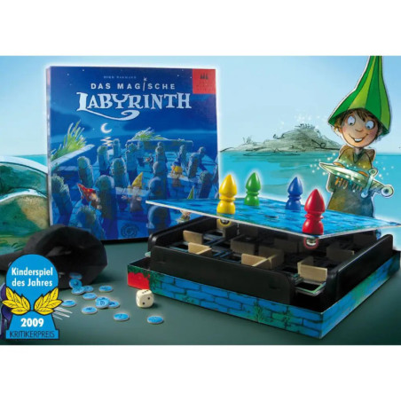 Schmidt Spiele DREI MAGIER SPIELE Das magische Labyrinth - Kinderspiel des Jahre
