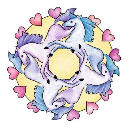 Ravensburger 29986 Mandala Designer Mini horses MD Mini