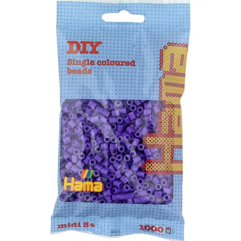 Hama® Bügelperlen Perlen, lila, 1.000 Stück