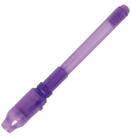 Geheimstift mit unsichtbare Tinte + UV-Licht