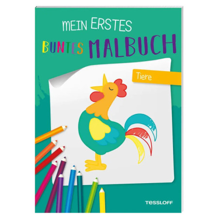 Mein erstes buntes Malbuch. Tiere