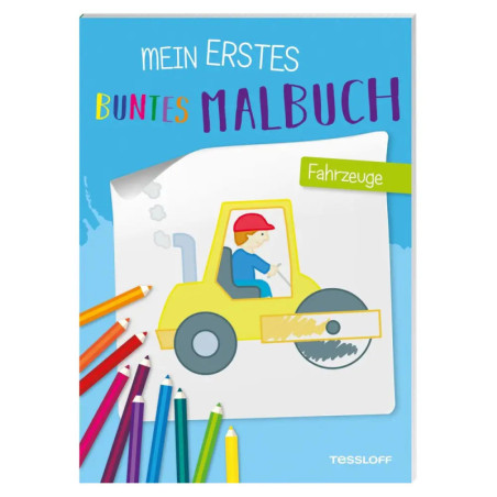 Mein erstes buntes Malbuch. Fahrzeuge