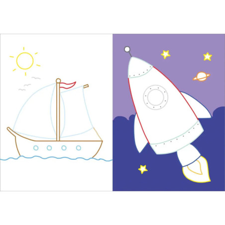 Mein erstes buntes Malbuch. Fahrzeuge