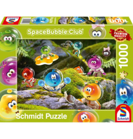 Schmidt Spiele 59942 Puzzle Spacebubble Club Ankunft im Mooswald 1.000 Teile