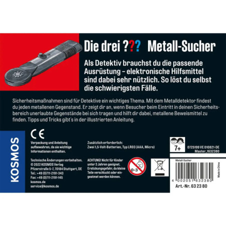 Die drei ??? Metall-Sucher (gr. Dose)
