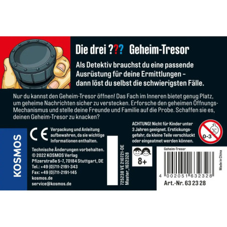 Die drei ??? Geheim-Tresor (kl. Dose) Die drei ??? Geheim-Tresor (kl. Dose)