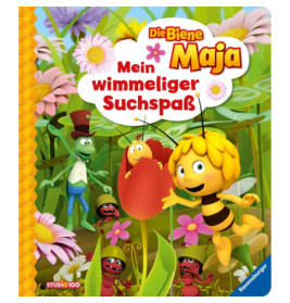Ravenburger 49671 Die Biene Maja: Mein wimmeliger Suchspaß Lizenzmarken Bilderbuch