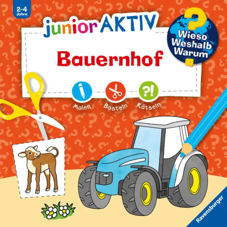 Ravenburger 60020 Wieso? Weshalb? Warum? junior AKTIV: Bauernhof WWW-Malbuch (ab 01/06)