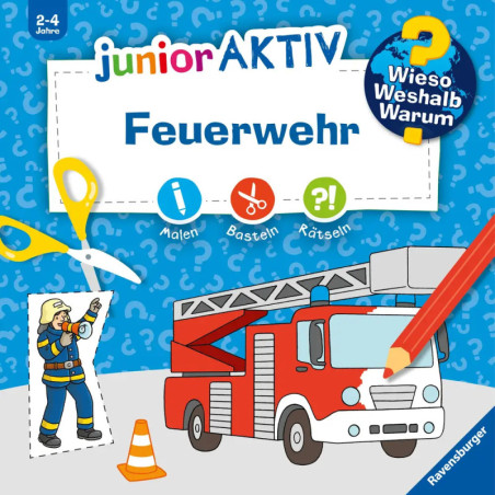 Ravenburger 60022 Wieso? Weshalb? Warum? junior AKTIV: Feuerwehr WWW-Malbuch (ab 01/06)