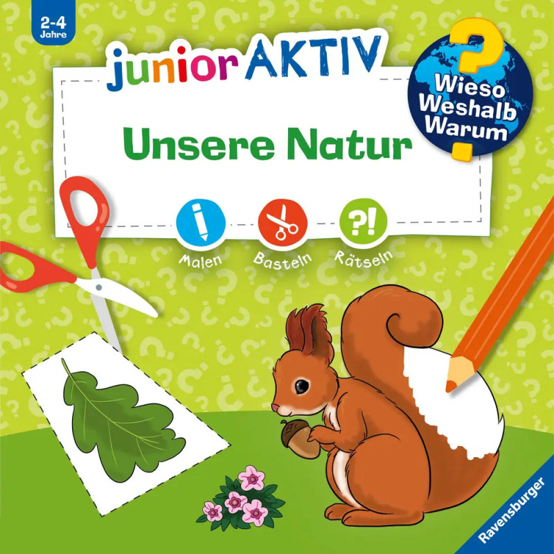 Ravenburger 60021 Wieso? Weshalb? Warum? junior AKTIV: Unsere Natur WWW-Malbuch (ab 01/06)