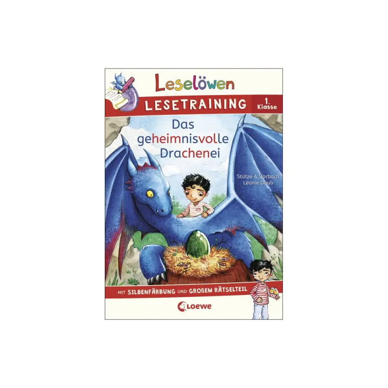 Leselöwen Lesetraining 1. Klasse - Das geheimnisvolle Drachenei Leselöwen Lesetraining 1. Klasse - Das geheimnisvolle Drachenei