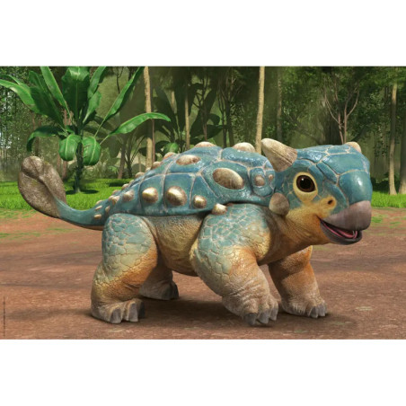 Schmidt Spiele 56435 Puzzle Jurassica World Camp Cretaceous Neue Abenteuer Der Ankylosaurus Bumpy 60 Teile
