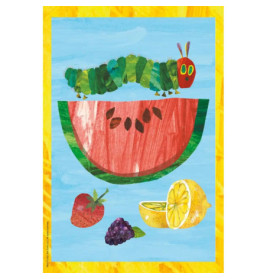 Schmidt Spiele 56430 Puzzle Kleine Raupe Nimmersatt Raupe-Kokon-Schmetterling 3x24 Teile