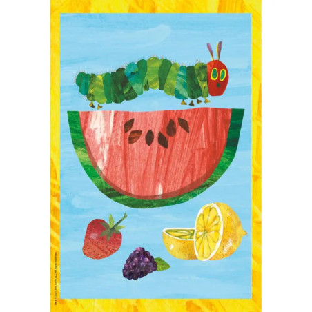 Schmidt Spiele 56430 Puzzle Kleine Raupe Nimmersatt Raupe-Kokon-Schmetterling 3x24 Teile