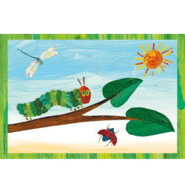 Schmidt Spiele 56430 Puzzle Kleine Raupe Nimmersatt Raupe-Kokon-Schmetterling 3x24 Teile