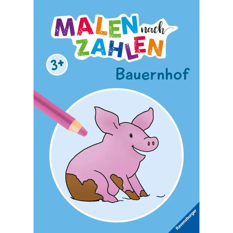 Ravenburger 48974 Malen nach Zahlen ab 3: Bauernhof Kreativität