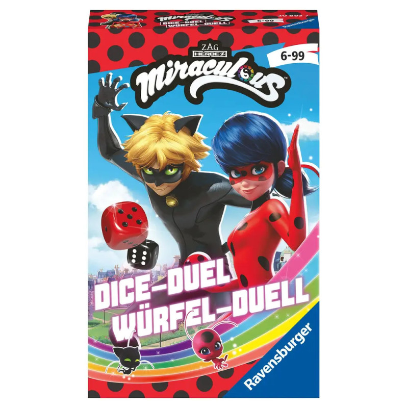 Ravenburger 20893 Miraculous Würfel-Duell  Mitbringspiele Mitbringspiele Ravenburger 20893 Miraculous Würfel-Duell  Mitbringspiele Mitbringspiele