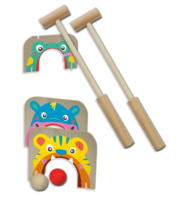 Krocket und Bohnensack-Werfen