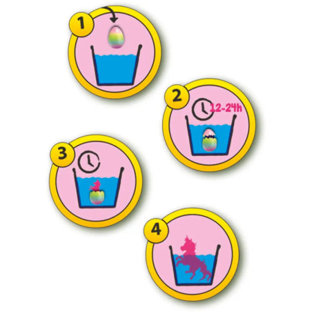 Schlüpfende Einhörner - 2 Überraschungseier Schlüpfende Einhörner - 2 Überraschungseier