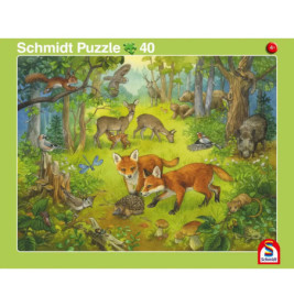 Schmidt Spiele 56811 2erSet RAPU Haustiere /Heimische Tiere 24 Teile / 40 Teile